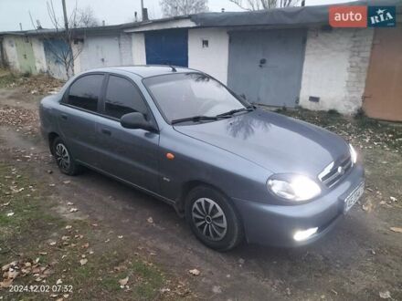 Сірий ЗАЗ Ланос, об'ємом двигуна 1.6 л та пробігом 160 тис. км за 3400 $, фото 1 на Automoto.ua