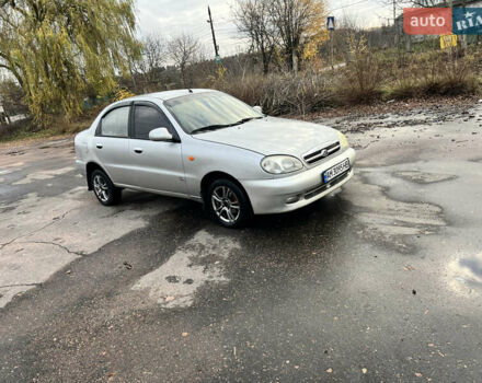 Сірий ЗАЗ Ланос, об'ємом двигуна 1.5 л та пробігом 255 тис. км за 2100 $, фото 1 на Automoto.ua