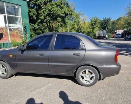 Сірий ЗАЗ Ланос, об'ємом двигуна 1.5 л та пробігом 192 тис. км за 3100 $, фото 1 на Automoto.ua