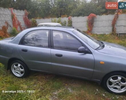 Сірий ЗАЗ Ланос, об'ємом двигуна 1.5 л та пробігом 210 тис. км за 3200 $, фото 1 на Automoto.ua