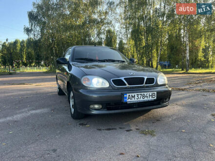 Сірий ЗАЗ Ланос, об'ємом двигуна 1.4 л та пробігом 131 тис. км за 2700 $, фото 1 на Automoto.ua