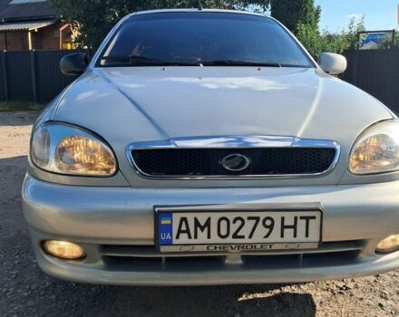 Сірий ЗАЗ Ланос, об'ємом двигуна 1.5 л та пробігом 231 тис. км за 2500 $, фото 1 на Automoto.ua