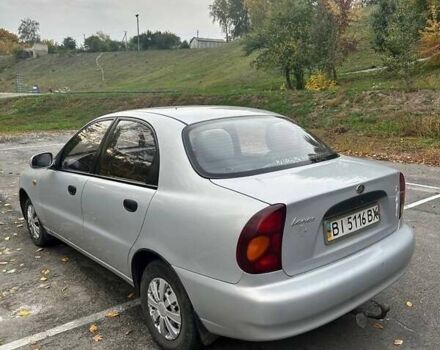 Сірий ЗАЗ Ланос, об'ємом двигуна 1.5 л та пробігом 200 тис. км за 2800 $, фото 1 на Automoto.ua