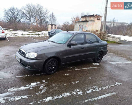 Сірий ЗАЗ Ланос, об'ємом двигуна 1.5 л та пробігом 117 тис. км за 3300 $, фото 1 на Automoto.ua