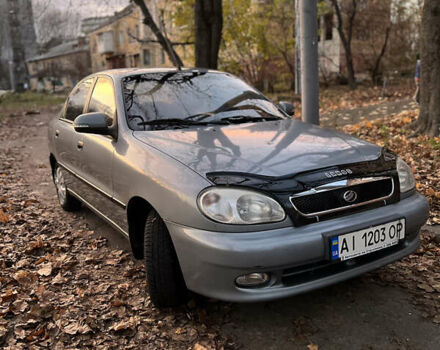 Сірий ЗАЗ Ланос, об'ємом двигуна 1.5 л та пробігом 347 тис. км за 2600 $, фото 1 на Automoto.ua