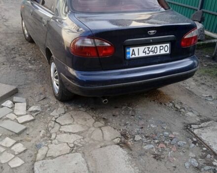 Синий ЗАЗ Ланос, объемом двигателя 1.3 л и пробегом 231 тыс. км за 1800 $, фото 2 на Automoto.ua