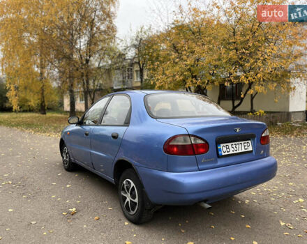 Синій ЗАЗ Ланос, об'ємом двигуна 1.4 л та пробігом 225 тис. км за 2000 $, фото 7 на Automoto.ua