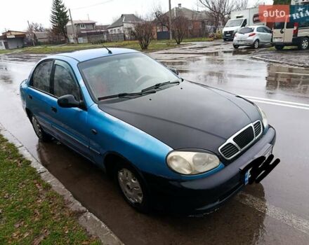 Синий ЗАЗ Ланос, объемом двигателя 1.4 л и пробегом 180 тыс. км за 1600 $, фото 3 на Automoto.ua