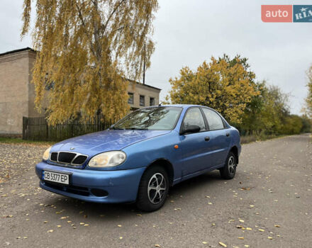 Синій ЗАЗ Ланос, об'ємом двигуна 1.4 л та пробігом 225 тис. км за 2000 $, фото 1 на Automoto.ua
