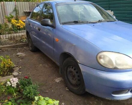 Синій ЗАЗ Ланос, об'ємом двигуна 1.4 л та пробігом 200 тис. км за 1200 $, фото 1 на Automoto.ua