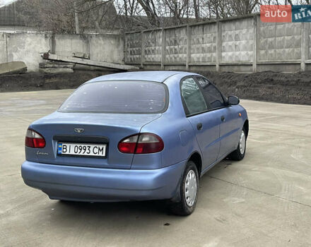 Синий ЗАЗ Ланос, объемом двигателя 1.39 л и пробегом 200 тыс. км за 1250 $, фото 2 на Automoto.ua