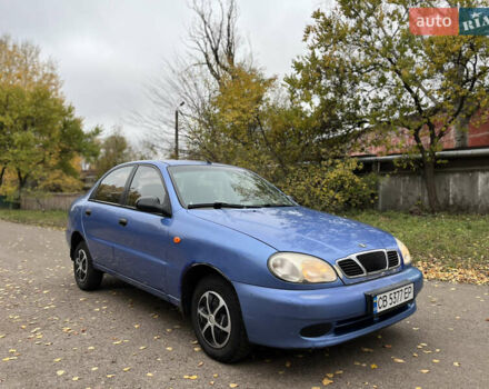 Синий ЗАЗ Ланос, объемом двигателя 1.4 л и пробегом 225 тыс. км за 2100 $, фото 2 на Automoto.ua