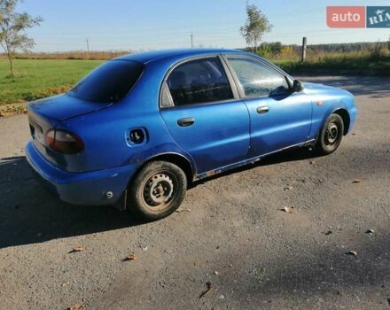 Синий ЗАЗ Ланос, объемом двигателя 1.5 л и пробегом 319 тыс. км за 1650 $, фото 3 на Automoto.ua