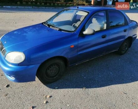 Синий ЗАЗ Ланос, объемом двигателя 1.5 л и пробегом 319 тыс. км за 1650 $, фото 1 на Automoto.ua