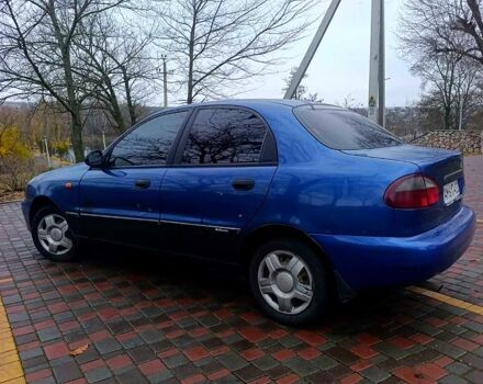 Синій ЗАЗ Ланос, об'ємом двигуна 1.6 л та пробігом 200 тис. км за 1750 $, фото 10 на Automoto.ua