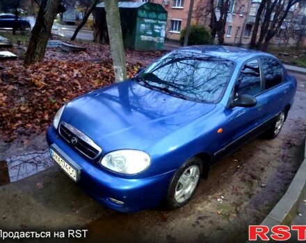 Синій ЗАЗ Ланос, об'ємом двигуна 1.6 л та пробігом 200 тис. км за 1750 $, фото 3 на Automoto.ua