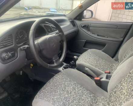 Синій ЗАЗ Ланос, об'ємом двигуна 1.5 л та пробігом 194 тис. км за 2100 $, фото 4 на Automoto.ua