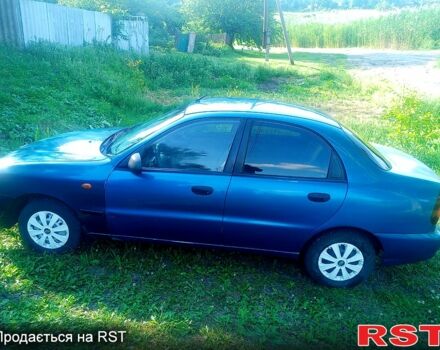 Синий ЗАЗ Ланос, объемом двигателя 1.3 л и пробегом 250 тыс. км за 1200 $, фото 5 на Automoto.ua