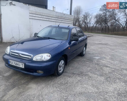 Синій ЗАЗ Ланос, об'ємом двигуна 1.5 л та пробігом 194 тис. км за 2100 $, фото 1 на Automoto.ua