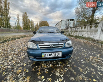 Синій ЗАЗ Ланос, об'ємом двигуна 1.5 л та пробігом 191 тис. км за 2799 $, фото 1 на Automoto.ua