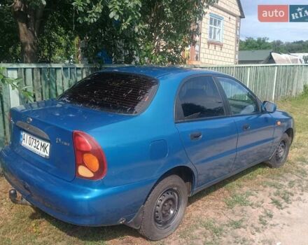 Синий ЗАЗ Ланос, объемом двигателя 1.5 л и пробегом 48 тыс. км за 4000 $, фото 3 на Automoto.ua