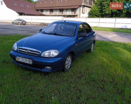 Синий ЗАЗ Ланос, объемом двигателя 1.6 л и пробегом 160 тыс. км за 2500 $, фото 2 на Automoto.ua