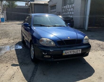 Синій ЗАЗ Ланос, об'ємом двигуна 1.6 л та пробігом 570 тис. км за 1500 $, фото 1 на Automoto.ua
