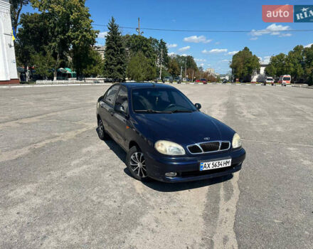 Синій ЗАЗ Ланос, об'ємом двигуна 1.6 л та пробігом 200 тис. км за 1750 $, фото 1 на Automoto.ua