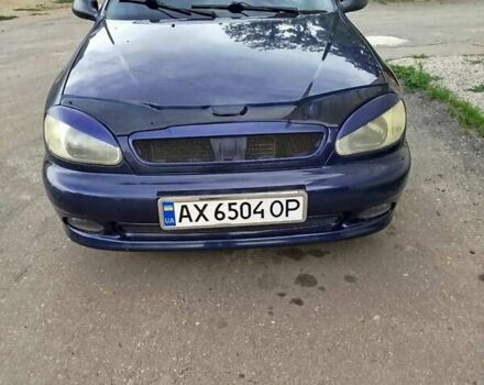 Синій ЗАЗ Ланос, об'ємом двигуна 1.3 л та пробігом 200 тис. км за 2200 $, фото 1 на Automoto.ua