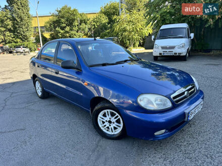 Синий ЗАЗ Ланос, объемом двигателя 1.6 л и пробегом 170 тыс. км за 2600 $, фото 1 на Automoto.ua