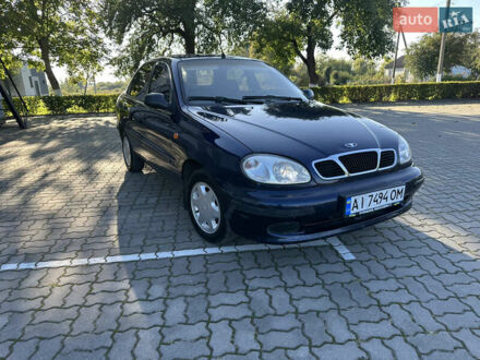 Синий ЗАЗ Ланос, объемом двигателя 1.3 л и пробегом 206 тыс. км за 1850 $, фото 1 на Automoto.ua