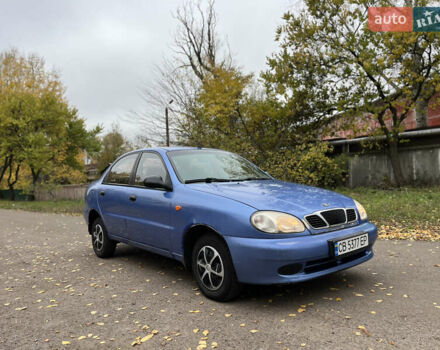 Синий ЗАЗ Ланос, объемом двигателя 1.4 л и пробегом 225 тыс. км за 2100 $, фото 1 на Automoto.ua