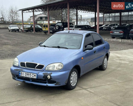 Синий ЗАЗ Ланос, объемом двигателя 1.39 л и пробегом 200 тыс. км за 1250 $, фото 1 на Automoto.ua