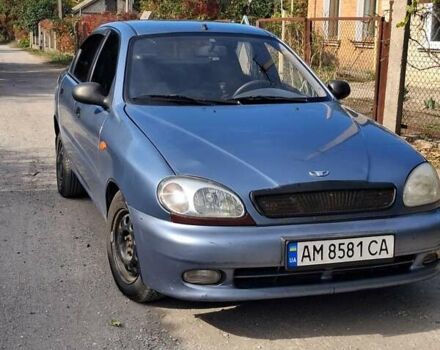 Синій ЗАЗ Ланос, об'ємом двигуна 1.39 л та пробігом 256 тис. км за 2000 $, фото 1 на Automoto.ua