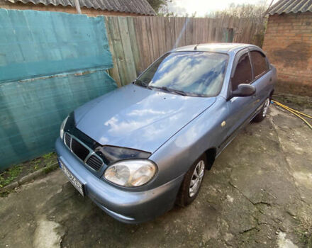 Синій ЗАЗ Ланос, об'ємом двигуна 1.4 л та пробігом 75 тис. км за 2000 $, фото 1 на Automoto.ua