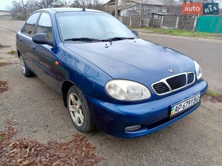 Синий ЗАЗ Ланос, объемом двигателя 1.6 л и пробегом 236 тыс. км за 2600 $, фото 1 на Automoto.ua