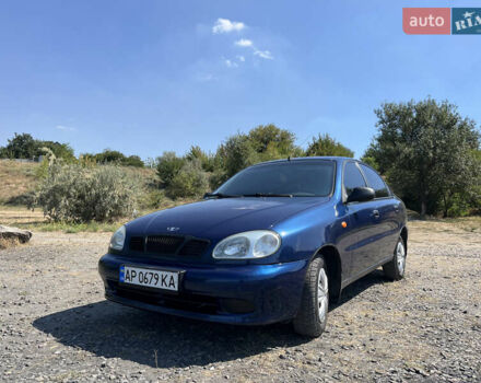 Синий ЗАЗ Ланос, объемом двигателя 1.5 л и пробегом 160 тыс. км за 2500 $, фото 1 на Automoto.ua