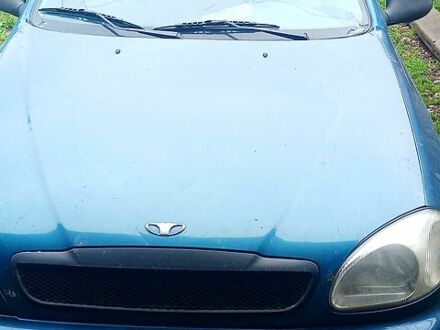 Синий ЗАЗ Ланос, объемом двигателя 1.3 л и пробегом 250 тыс. км за 1200 $, фото 1 на Automoto.ua