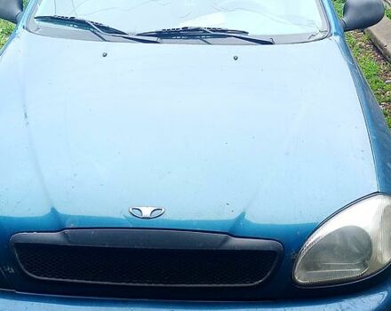 Синий ЗАЗ Ланос, объемом двигателя 1.3 л и пробегом 250 тыс. км за 1200 $, фото 1 на Automoto.ua