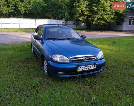 Синий ЗАЗ Ланос, объемом двигателя 1.6 л и пробегом 160 тыс. км за 2500 $, фото 1 на Automoto.ua