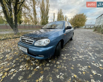 Синий ЗАЗ Ланос, объемом двигателя 1.5 л и пробегом 191 тыс. км за 2799 $, фото 1 на Automoto.ua