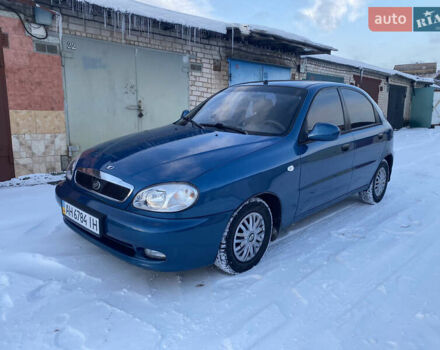 Синій ЗАЗ Ланос, об'ємом двигуна 1.5 л та пробігом 145 тис. км за 3200 $, фото 1 на Automoto.ua