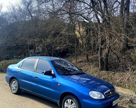 Синій ЗАЗ Ланос, об'ємом двигуна 1.5 л та пробігом 196 тис. км за 3100 $, фото 1 на Automoto.ua