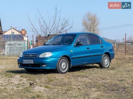 Синій ЗАЗ Ланос, об'ємом двигуна 1.39 л та пробігом 224 тис. км за 3200 $, фото 1 на Automoto.ua