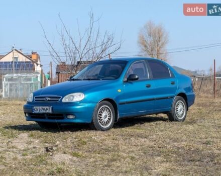 Синий ЗАЗ Ланос, объемом двигателя 1.39 л и пробегом 224 тыс. км за 3200 $, фото 1 на Automoto.ua