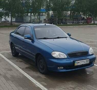 Синий ЗАЗ Ланос, объемом двигателя 2 л и пробегом 146 тыс. км за 3500 $, фото 1 на Automoto.ua