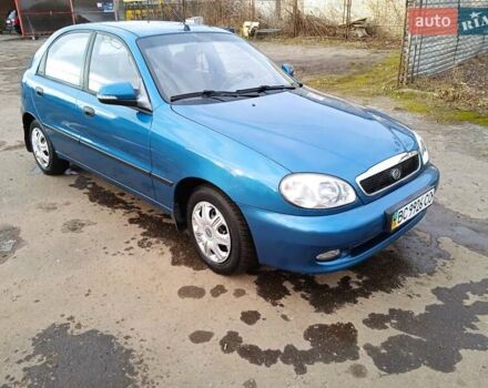 Синій ЗАЗ Ланос, об'ємом двигуна 1.5 л та пробігом 73 тис. км за 4200 $, фото 1 на Automoto.ua