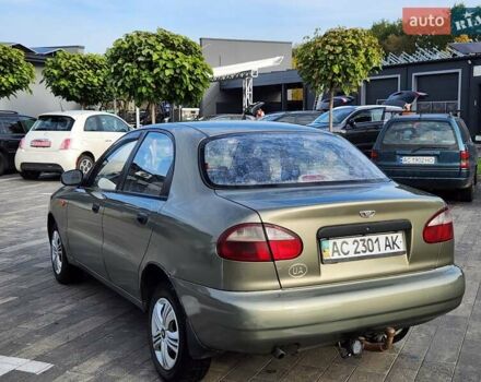 ЗАЗ Ланос 2006 в Луцке на Automoto.ua Зеленый ЗАЗ Ланос, объемом двигателя 1.3 л и пробегом 270 тыс. км за 1350 $, фото 4 на Automoto.ua