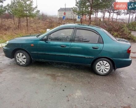 Зеленый ЗАЗ Ланос, объемом двигателя 1.5 л и пробегом 215 тыс. км за 1500 $, фото 1 на Automoto.ua