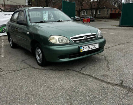 Зеленый ЗАЗ Ланос, объемом двигателя 1.5 л и пробегом 188 тыс. км за 3000 $, фото 1 на Automoto.ua